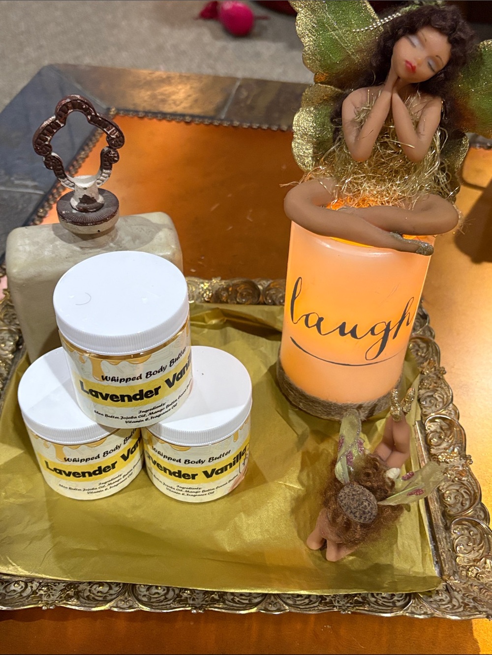 JBotanicals 4oz LAVENDER VANILLA WHIPPED BODY BUTTER  New Sealed 1/$10 3/$20